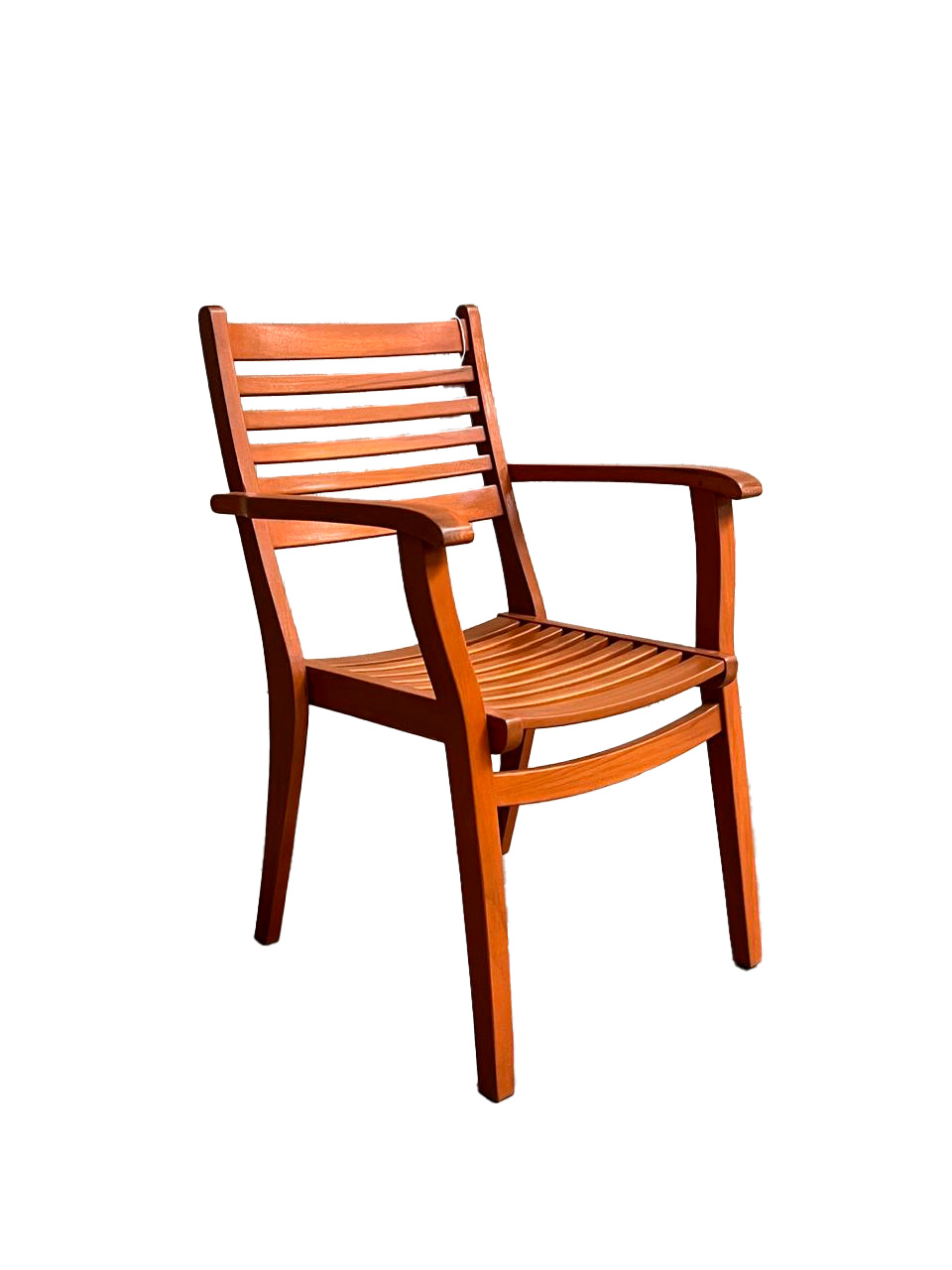 Silla Combo Stacking de Teca con Brazos