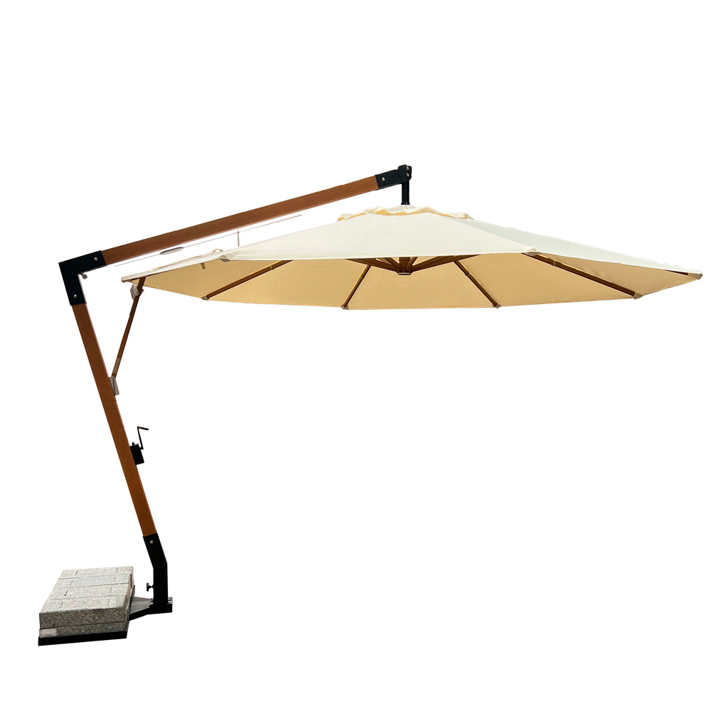Sombrilla Colgante Redonda 4.0 m de Madera