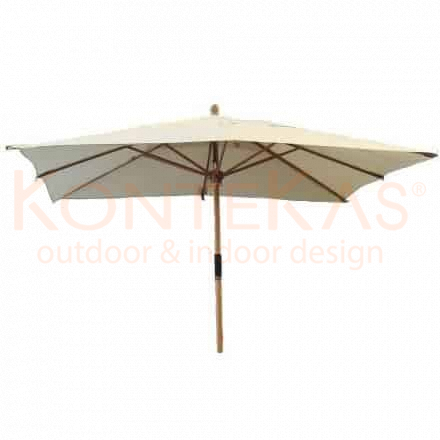 Sombrilla Cuadrada 2.75 x 2.75 m  de Madera