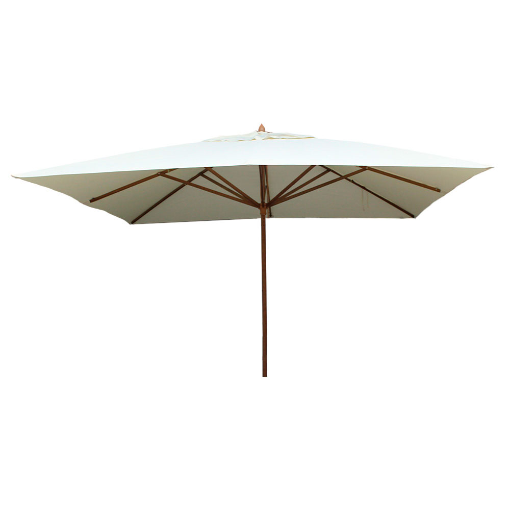 Sombrilla Cuadrada 4 x 4 m de Madera