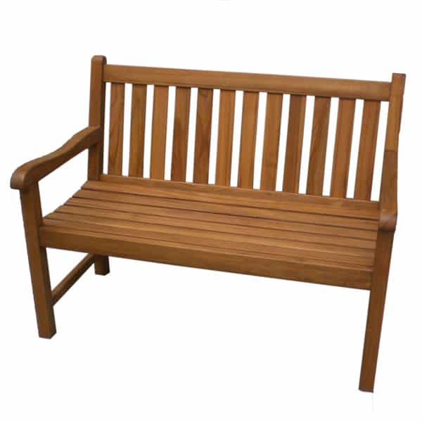 Banca Dos Plazas de Teca - Outdoor Design & Living | Muebles de exterior